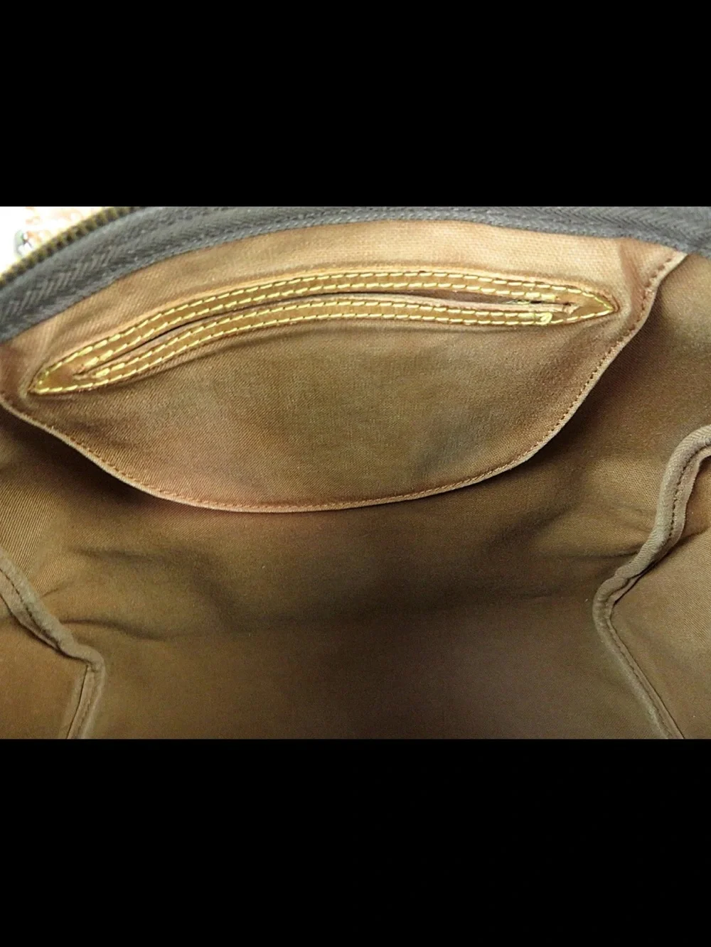 Louis Vuitton Monogram Small Handheld Satchel - Brown/Gold Trim